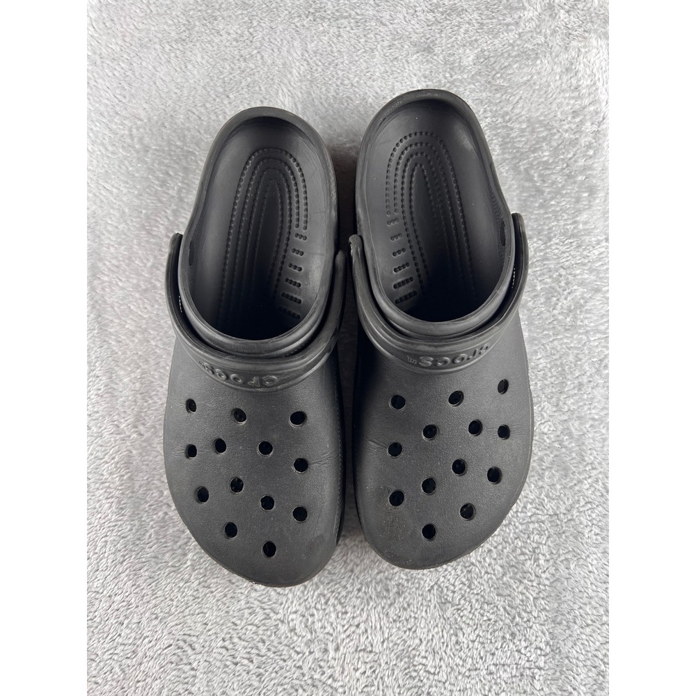 Crocs Classic Clogs Mens Size 13 Black Slip On Water Shoes Comfort Sandals